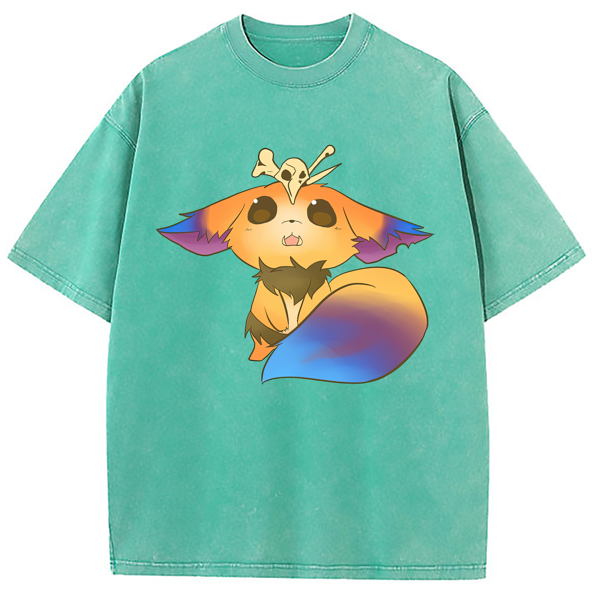 （画像用） リーグ・オブ・レジェンド League of Legends LOL 綿100% ヴィンテージ風 半袖Tシャツ（フロントプリント）